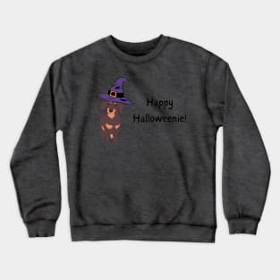 Happy Halloweenie! Dachshund Halloween Crewneck Sweatshirt